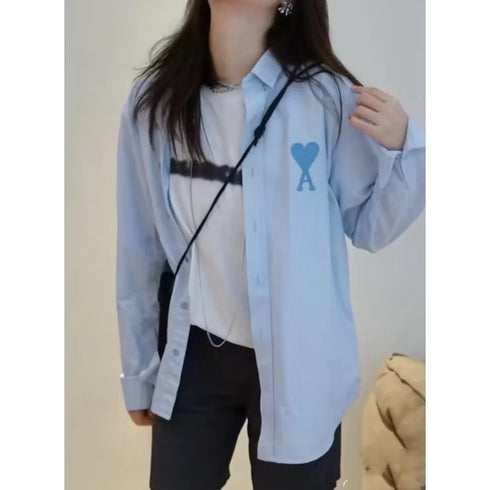 WANWAN Collar Down Formal Shirts